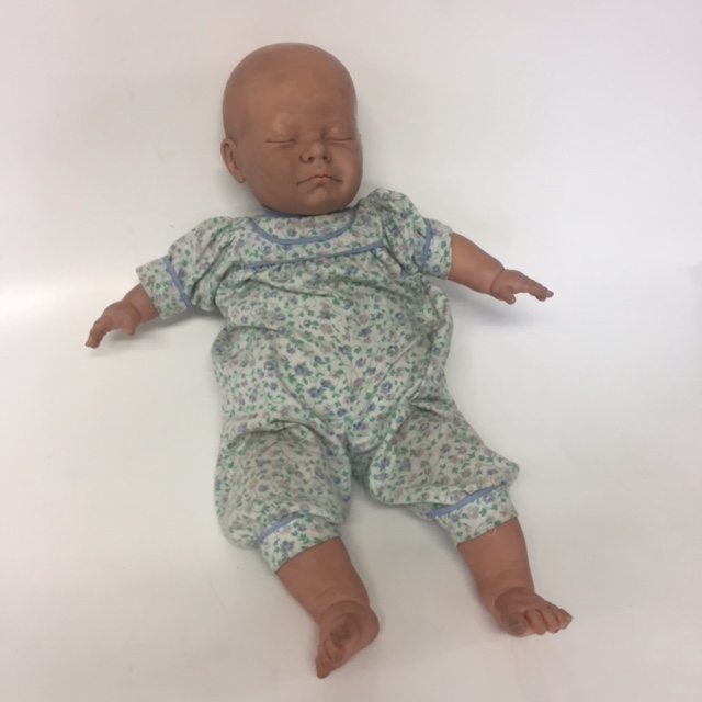 DOLL, Baby - Realistic in Floral Onesie 56cm L